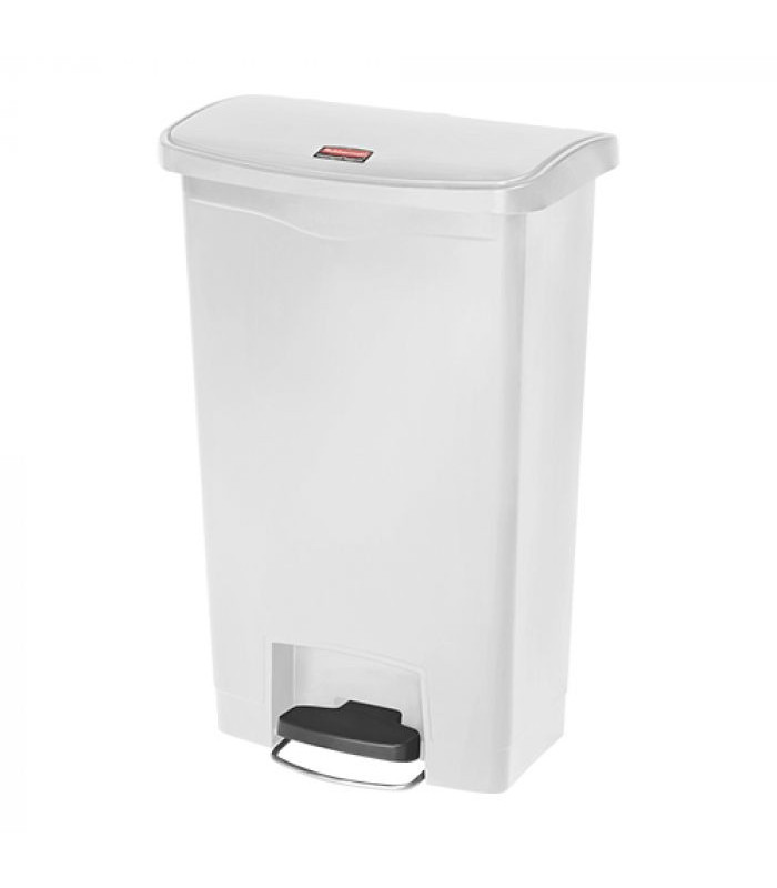 POUBELLE A PEDALE 68LT BLANCHE FG614500WHT RUBBERMAID dans POUBELLES