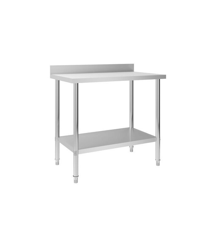 TABLE EN KIT 1000X600 AVEC SOUS-TABLETTE + DOSSERET dans TABLES INOX