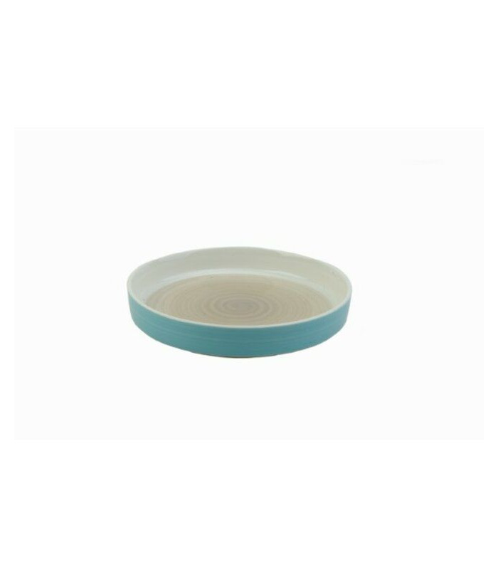 ASSIETTE CREUSE BEIGE-BLEU Ø180MM SPRING dans VAISSELLE