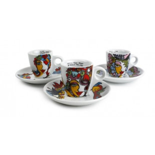 TASSE 0.16L+SOUCOUPE SET/6 JOSIEN BROEREN dans VAISSELLE