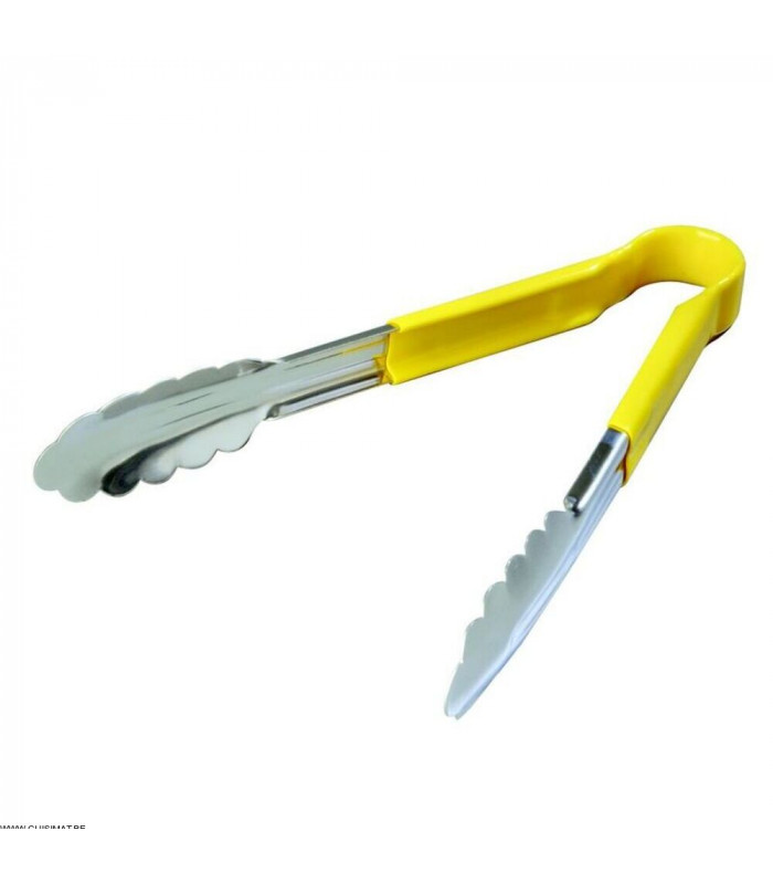 PINCE DE SERVICE COULEUR JAUNE 24CM dans USTENSILES DE SERVICE