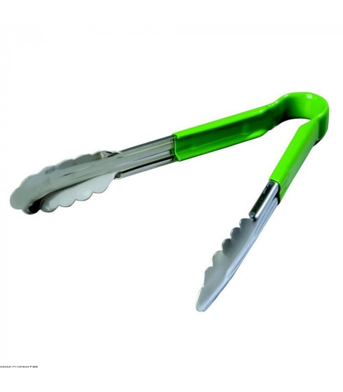 PINCE DE SERVICE COULEUR VERTE 24CM dans USTENSILES DE SERVICE