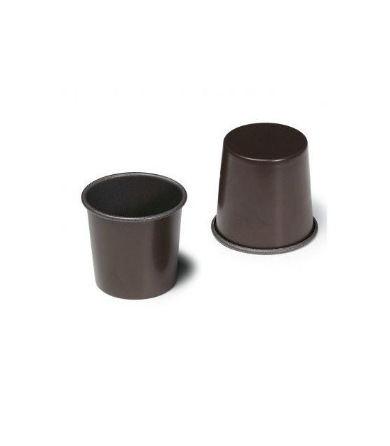 BABA ROND OU DARIOLE - BORDE - 60X48X60MM - ANTI ADHERENT GOBEL dans USTENSILES POUR PIZZA