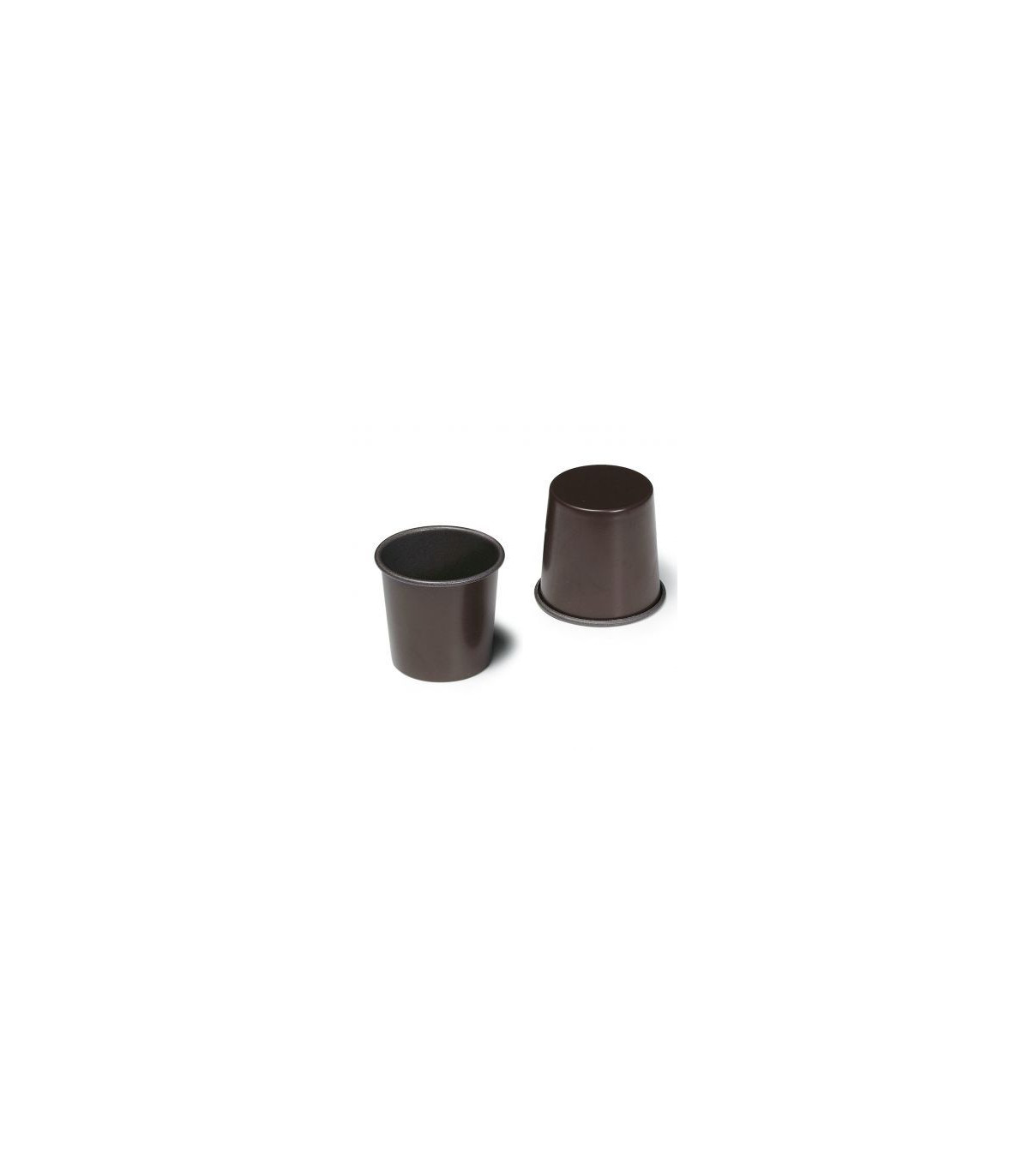 BABA ROND OU DARIOLE - BORDE - 60X48X60MM - ANTI ADHERENT GOBEL dans USTENSILES POUR PIZZA