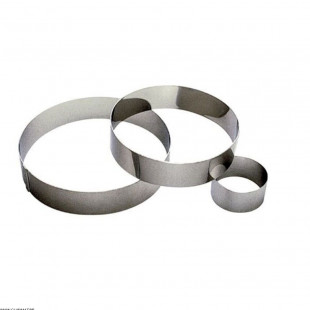 CERCLE A MOUSSE INOX Ø18X4.5CM GOBEL dans BOITES A DECOUPOIRS
