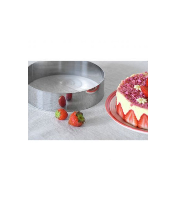 CERCLE A MOUSSE INOX Ø16X4.5CM GOBEL dans BOITES A DECOUPOIRS