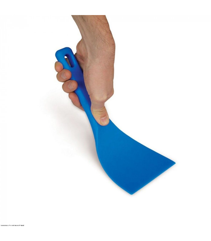 SPATULE FLEXIBLE EN MATERIEL BLEU CLAIR ANTICHOC GIMETAL dans USTENSILES POUR PIZZA