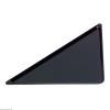 PLAT TRIANGULAIRE NOIR dans MELAMINE