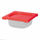 BOITE A ALIMENTS ROUGE GN1/6 CATERCHEF