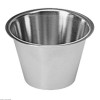 BASSINE A FOND PLAT Ø14CM - 0.5LT dans BASSINES INOX ET POLYPROPYLENE