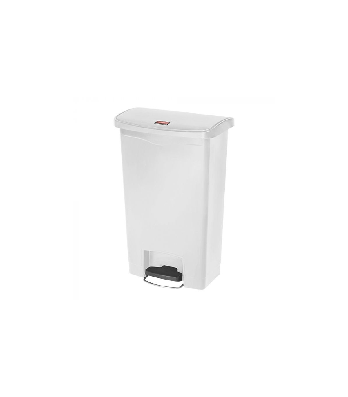 POUBELLE A PEDALE 50LT BLANCHE RUBBERMAID dans POUBELLES