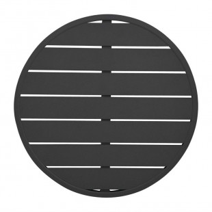 PLATEAU DE TABLE ROND EN ALUMINIUM NOIR Ø580MM dans TABLE EN KIT