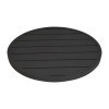 PLATEAU DE TABLE ROND EN ALUMINIUM NOIR Ø580MM dans TABLE EN KIT