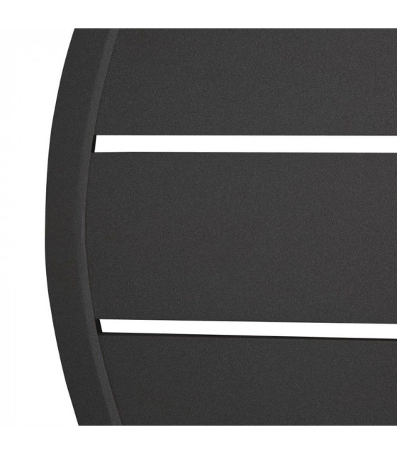 PLATEAU DE TABLE ROND EN ALUMINIUM NOIR Ø580MM dans TABLE EN KIT