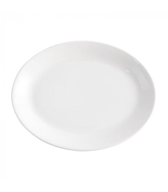 PLATEAUX OVALES BLANCS CHURCHILL WHITEWARE 305MM LOT DE 12 dans CHURCHILL