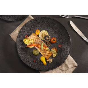 ASSIETTE PLATE CANDY BLACK 27 CM dans VAISSELLE