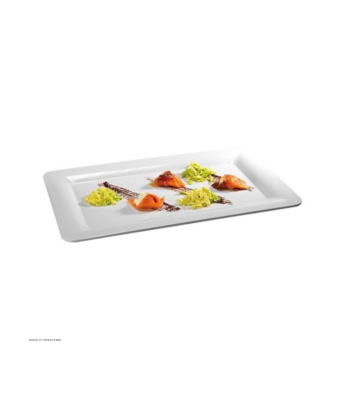 PLATEAU DE SERVICE EN MELAMINE BLANC GN1/1 H2CM CUISIMAT dans MELAMINE