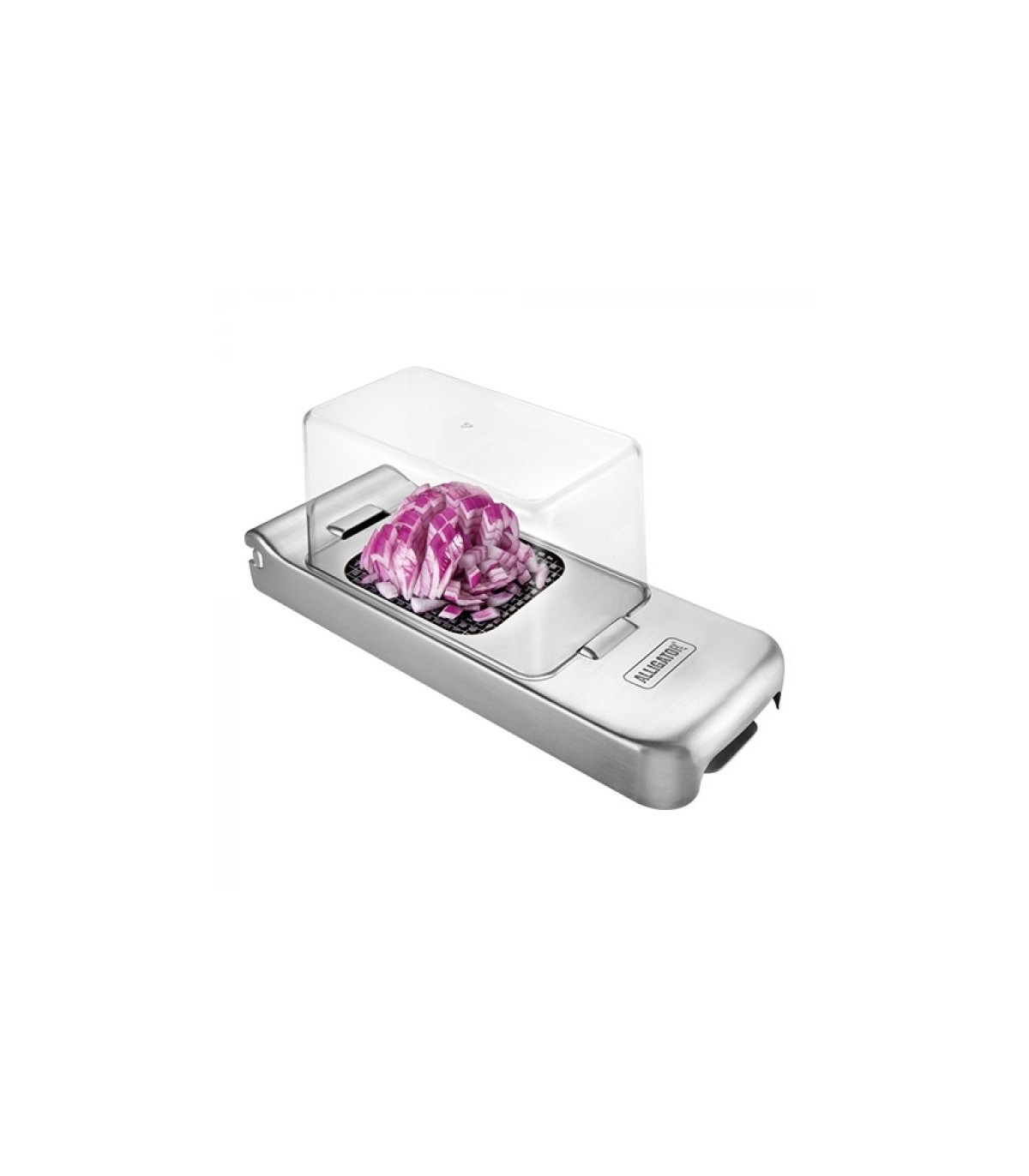 Accessoire Découpe Légumes Support à Oignons AUAUY - Coupe-Légumes Multifonction En Acier Inoxydable Corne Patisserie