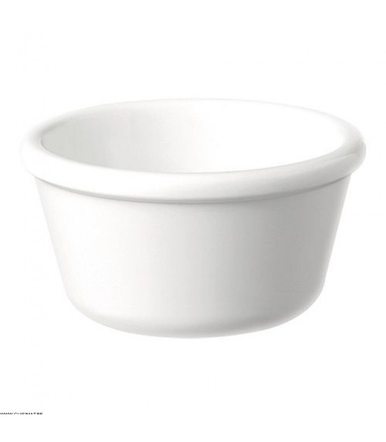 EOL  RAMEQUIN MELAMINE BLANC Ø9.8CM H4.5CM 0.14LT CUISIMAT dans MELAMINE