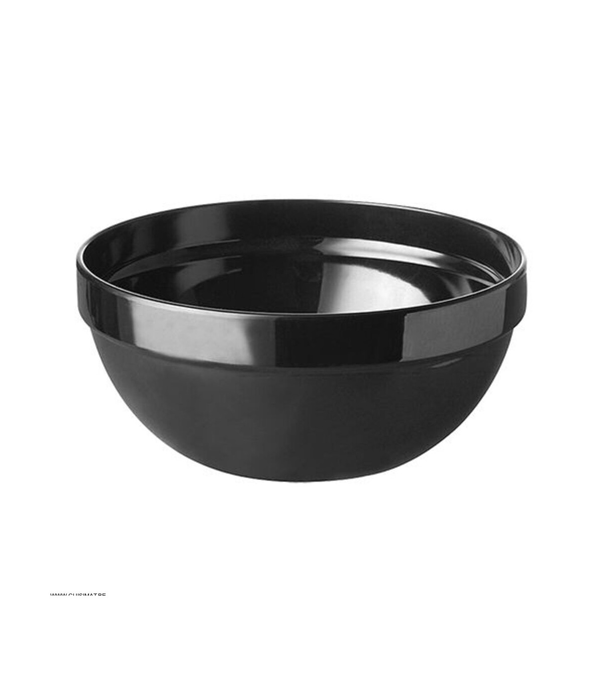 BOL EN MELAMINE NOIR Ø10CM H4.5CM 0.15LT CUISIMAT dans MELAMINE