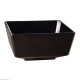 EOL  BOL CARRE NOIR MELAMINE 50CL. 12.5(L)X 12.5(P)CM. APS