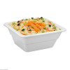 BAC GASTRONORME EN MELAMINE BLANC GN1/6 17.6*16.2CM H6.5CM CUISIMAT dans BAC MELAMINE