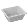 BAC GASTRONORME EN MELAMINE BLANC GN1/6 17.6*16.2CM H6.5CM CUISIMAT dans BAC MELAMINE