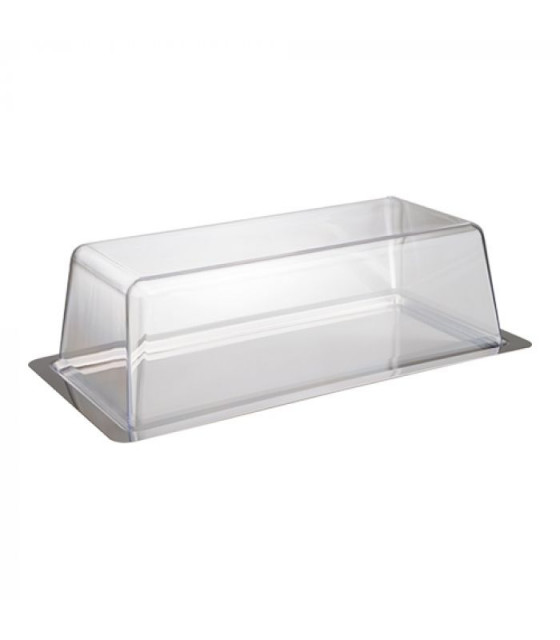 PLATEAU A CAKE RECTANGULAIRE 34*16.5CM INOX CUISIMAT