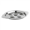 ASSIETTE A ESCARGOTS INOX 6 TROUS Ø19CM dans DIVERS