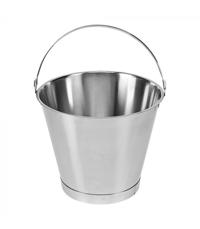 SEAU INOX 12.5LT GRADUE CUISIMAT dans SEAUX