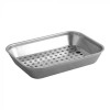 PLAT DE COMPTOIR / BAC A VIANDE INOX + EGOUTTOIR 32*23CM CUISIMAT dans PRESENTATION