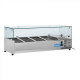 STRUCTURE REFRIGEREE 3 GN 1/3+ 1/2 + VERRE 120CM COOL HEAD
