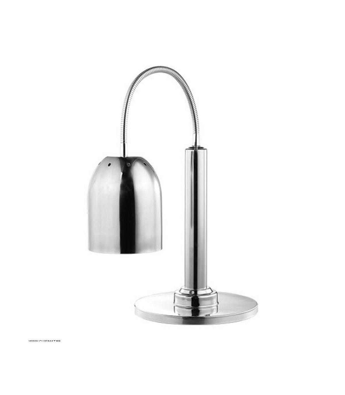 LAMPE CHAUFFANTE CHROME SIMPLE Ø24CM CATERCHEF dans PONT CHAUFFANT