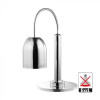 LAMPE CHAUFFANTE CHROME SIMPLE Ø24CM CATERCHEF dans PONT CHAUFFANT