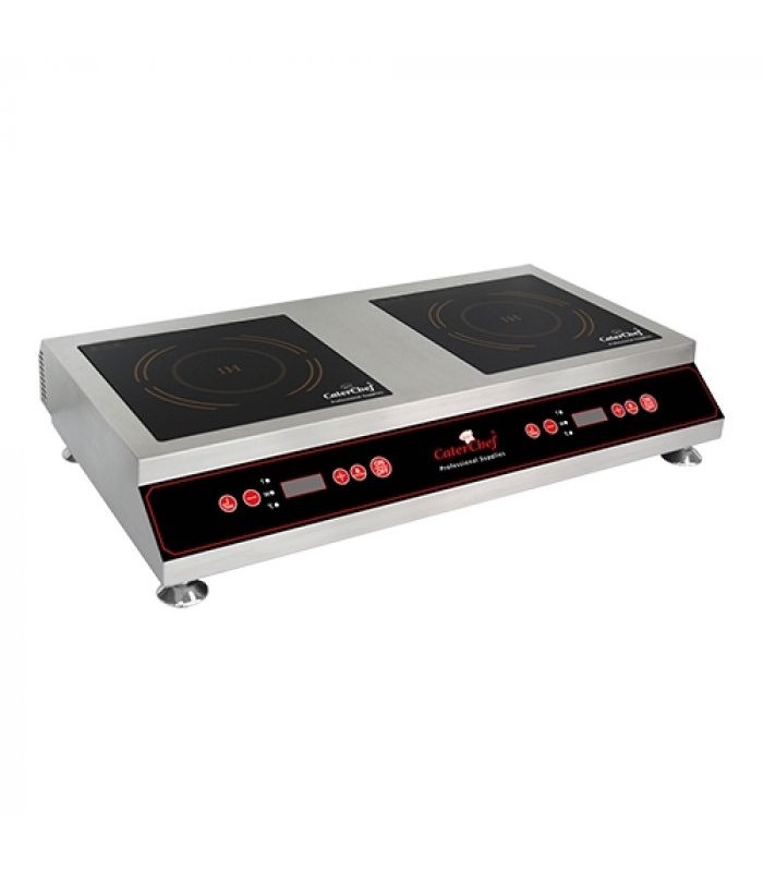 DOUBLE CUISEUR A INDUCTION 2X3500W CATERCHEF dans RECHAUD ELECTRIQUE