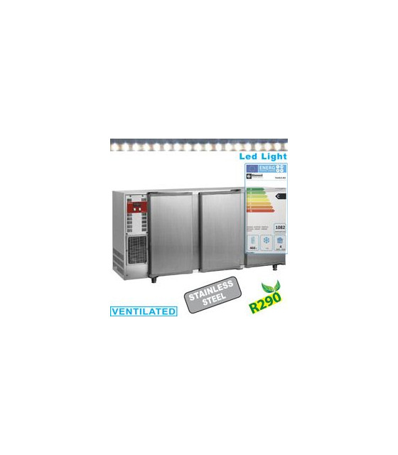 REFROIDISSEUR DE BOUTEILLES ACIER INOX 3 PORTES 579LT DIAMOND dans FRIGOS BAR