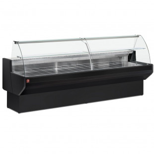 COMPTOIR VITRINE REFRIGERE VITRE BOMBEE + RESERVE 150CM DIAMOND dans COMPTOIR