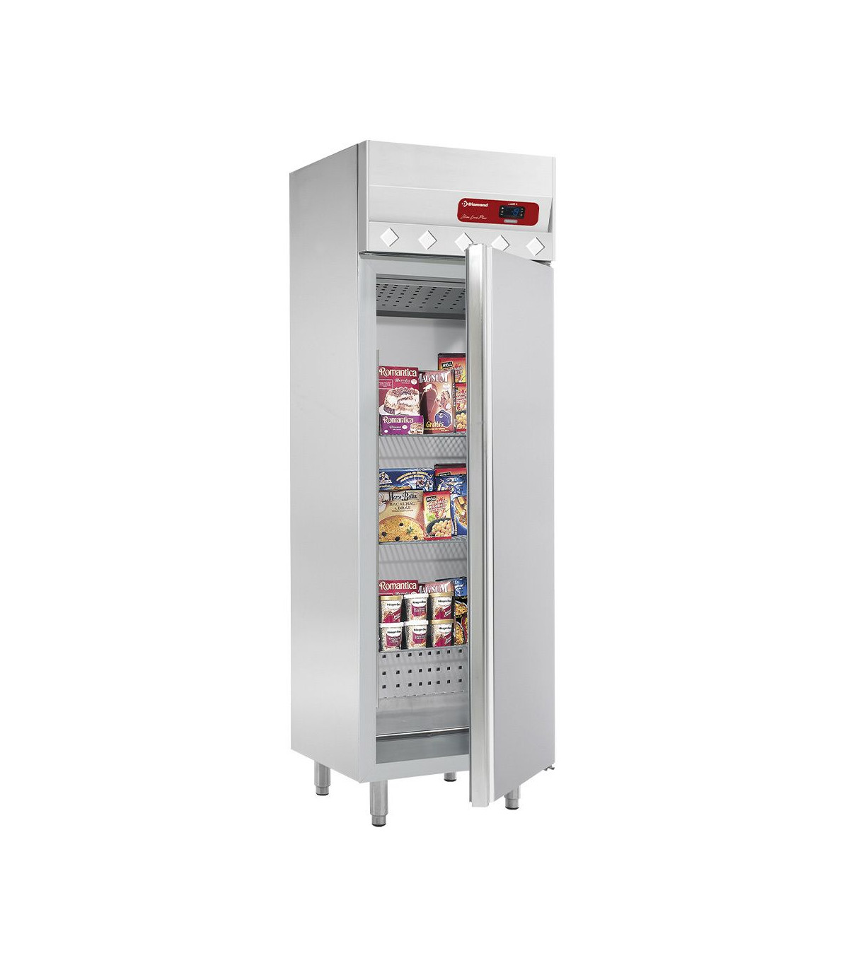 ARMOIRE DE CONGELATION VENTILEE 400LT 1 PORTE DIAMOND dans CONSERVATEUR INOX