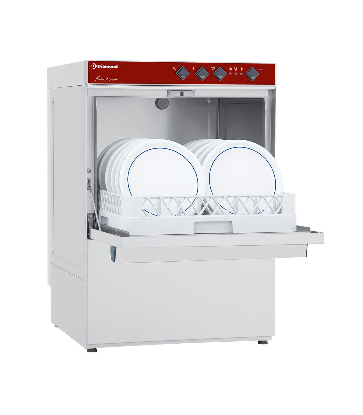 LAVE-VAISSELLE PANIER 500X500MM FAST WASH + ADOUCISSEUR 230V DIAMOND dans LAVE VAISSELLE FRONTAL