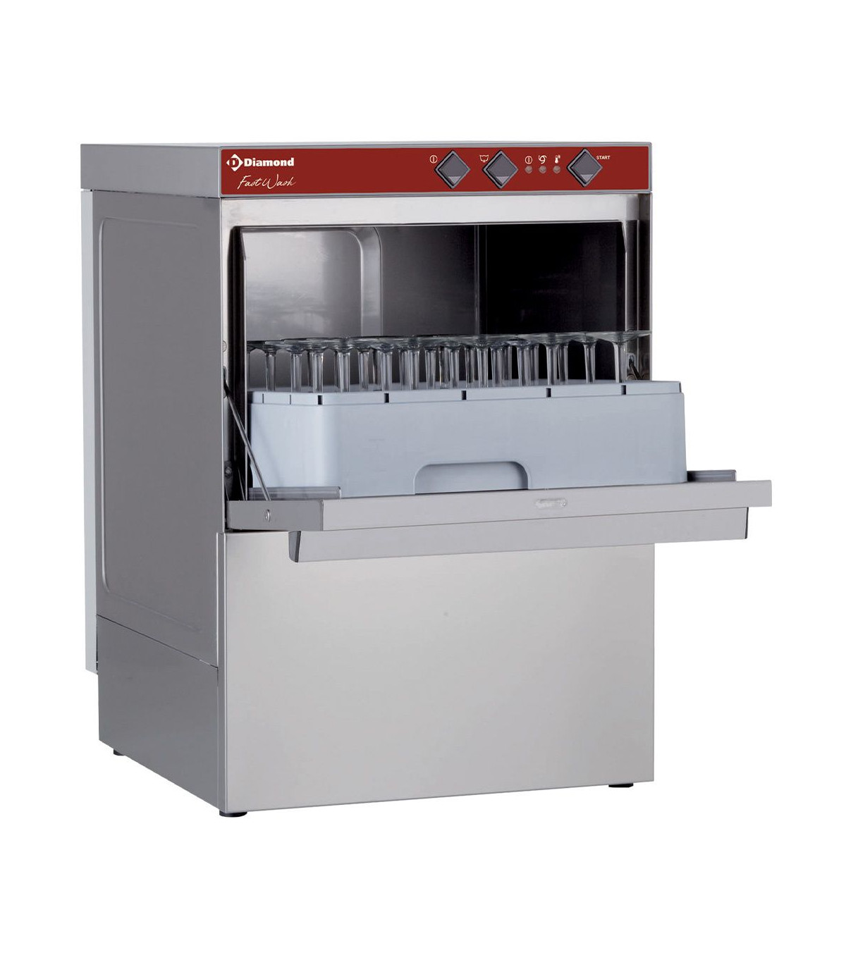 LAVE-VAISSELLE ET VERRES PANIER 450X450MM FAST WASH + ADOUCISSEUR DIAMOND dans LAVE VERRES