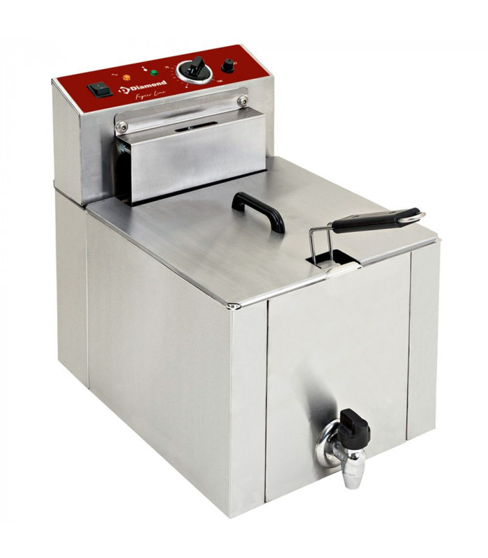 FRITEUSE DE TABLE ELECTRIQUE S-POWER 12LT + ROBINET PRO DIAMOND dans ELECTRIQUE