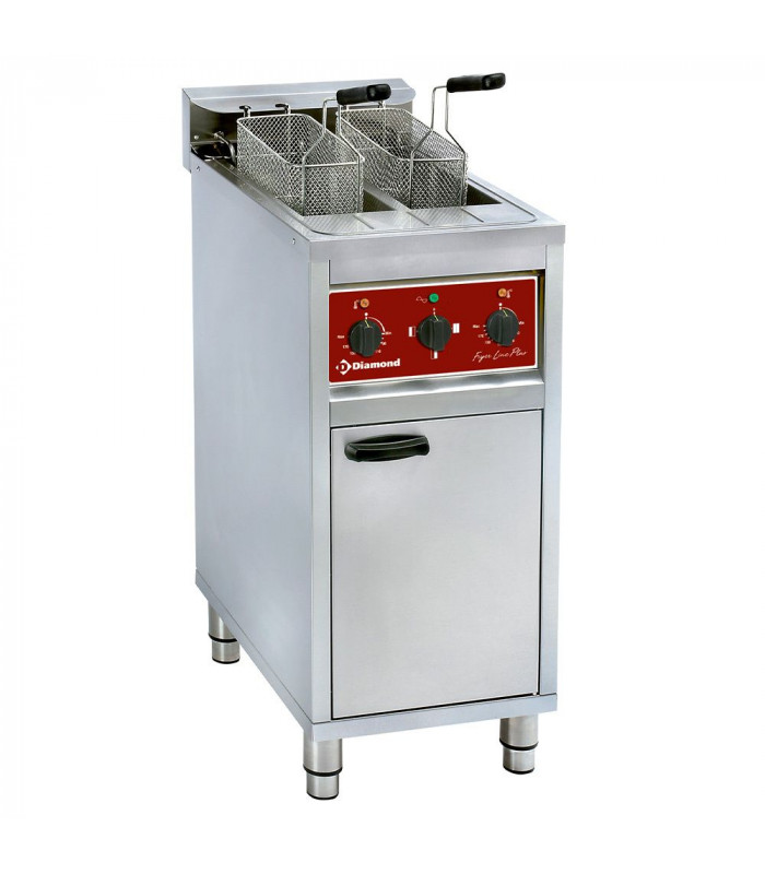 FRITEUSE ELECTRIQUE 2X10LT SUR MEUBLE DIAMOND dans ELECTRIQUE