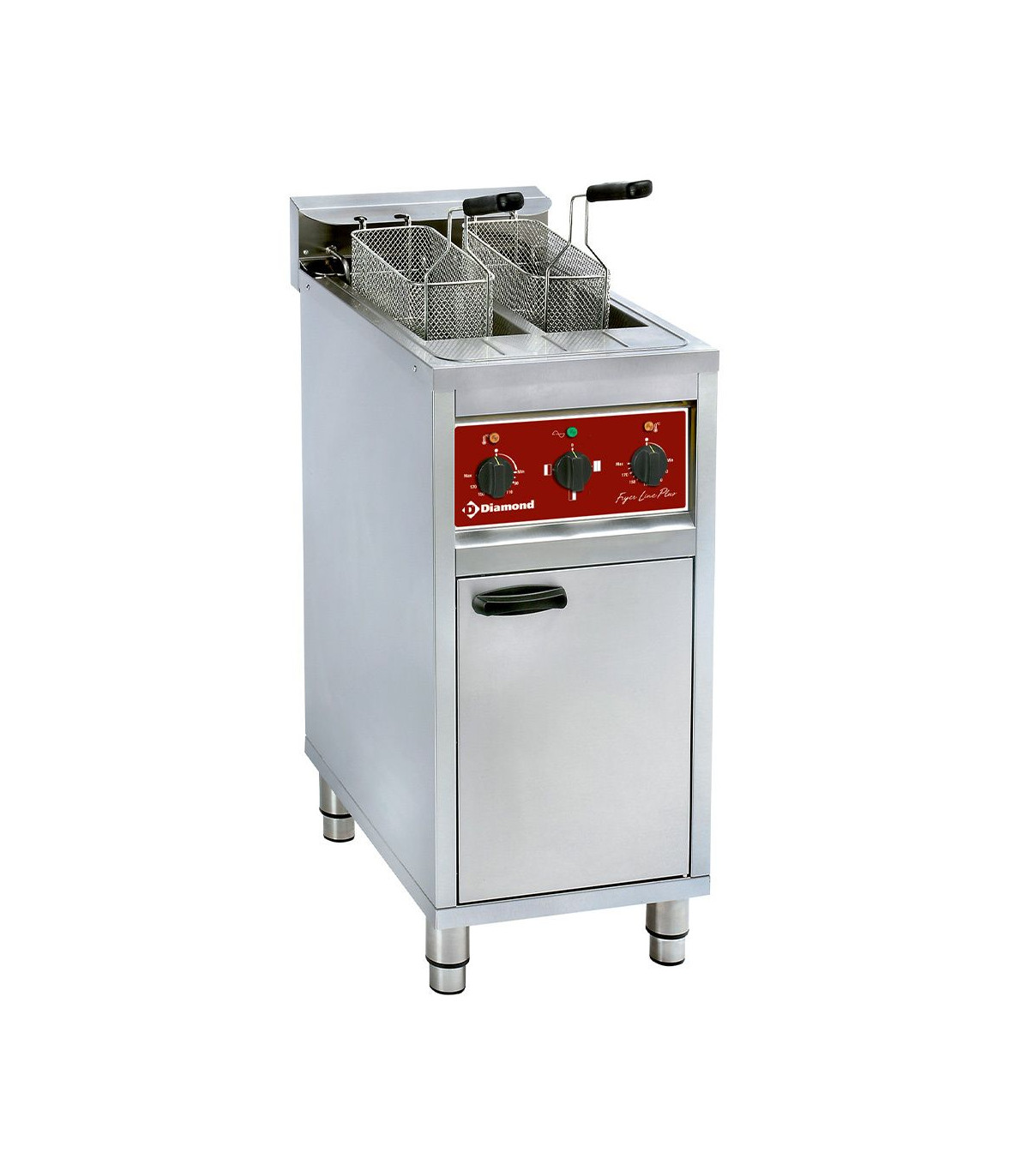 FRITEUSE ELECTRIQUE 2X10LT SUR MEUBLE DIAMOND dans ELECTRIQUE