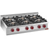 CUISINIERE 6 FEUX GAZ -TOP- DIAMOND dans GAZ