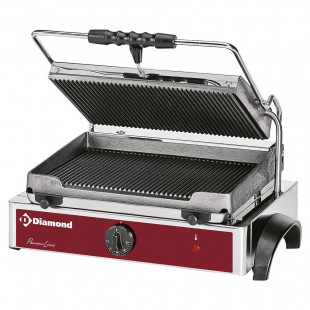 EOL  GRILL-PANINI "MEDIUM" ELECTRIQUE - PLAQUES RAINUREES DIAMOND dans GRILL DE CONTACT