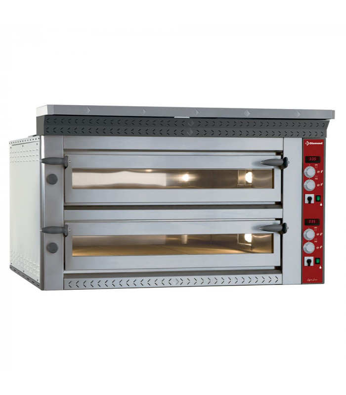 FOUR A PIZZAS ELECTRIQUE 2X9 PIZZAS 350 MM DIAMOND dans FOUR PIZZA