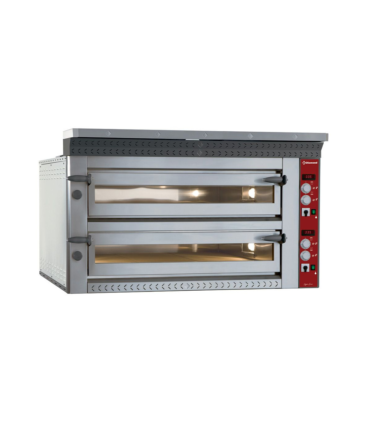 FOUR A PIZZAS ELECTRIQUE 2X9 PIZZAS 350 MM DIAMOND dans FOUR PIZZA