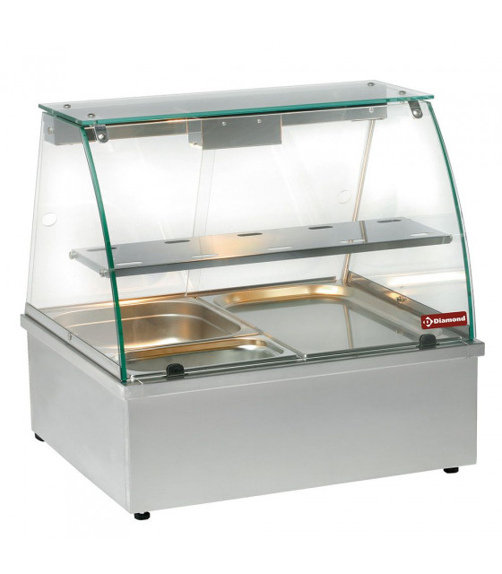 VITRINE CHAUFFANTE BAIN-MARIE PANORAMIQUE  DIAMOND dans VITRINE CHAUFFANTE