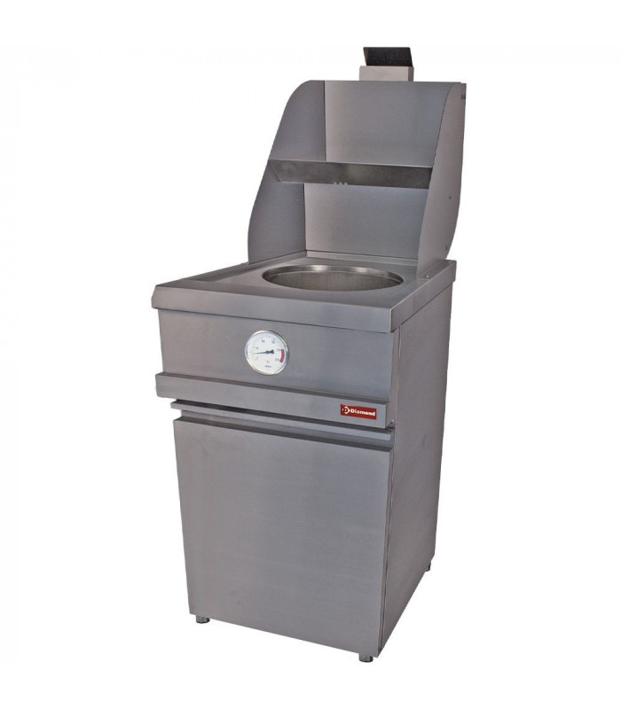 FRITEUSE GAZ 1 CUVE RONDE HEAVY DUTY DIAMOND dans GAZ