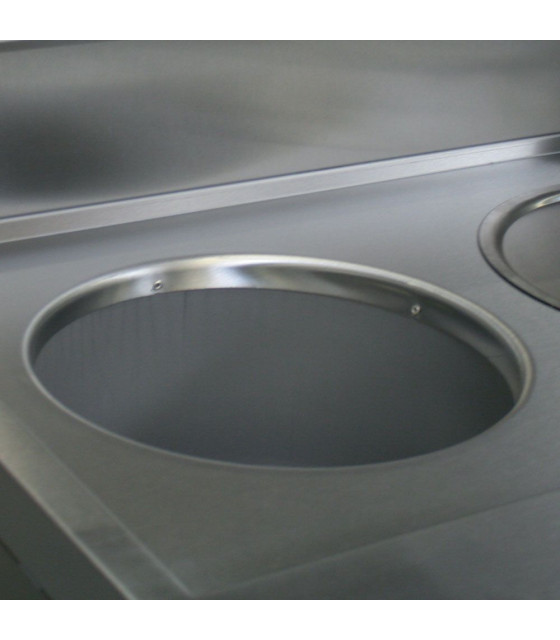 FRITEUSE GAZ 1 CUVE RONDE HEAVY DUTY DIAMOND dans GAZ